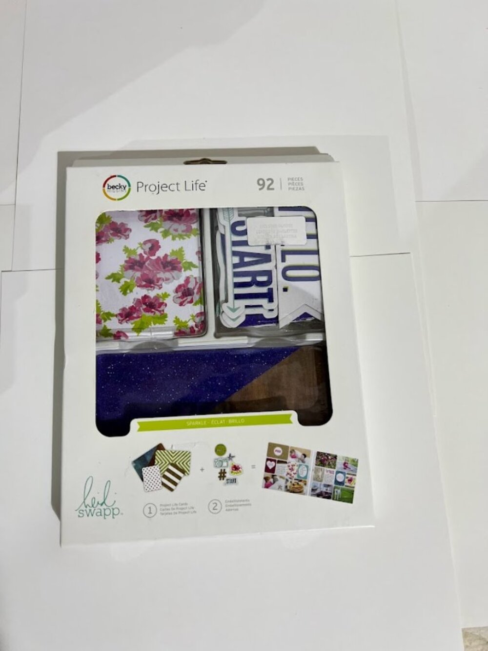 Project Life SPARKLE SHIMMER VALUE KIT (92) PCS 312062 GLITTER ACCENTS Heidi